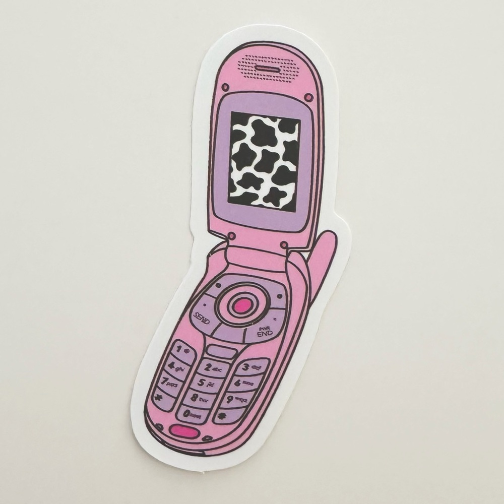 10/$10 Flip Phone Sticker
